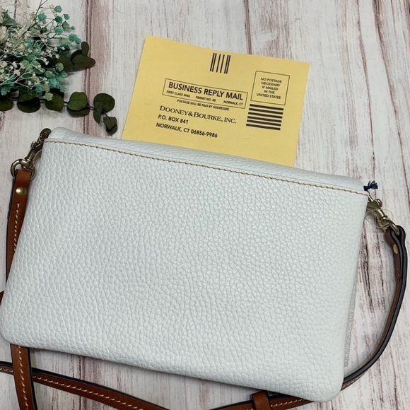 Dooney & Bourke Pebble Grain Foldover Zip Crossbody Bag - Picture 7 of 16